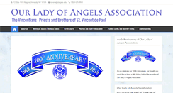 Desktop Screenshot of ourladyofangels.net